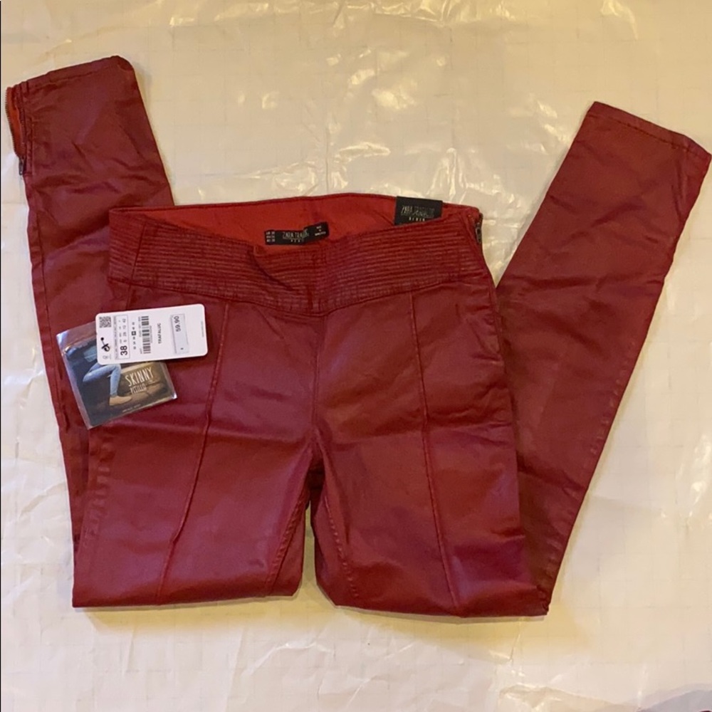 Zara faux leather pants